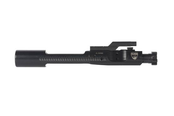 Faxon Firearms AR-15 bolt carrier group for 6.5 Grendel Type II uses a full mass M16 carrier with forward assist serrations